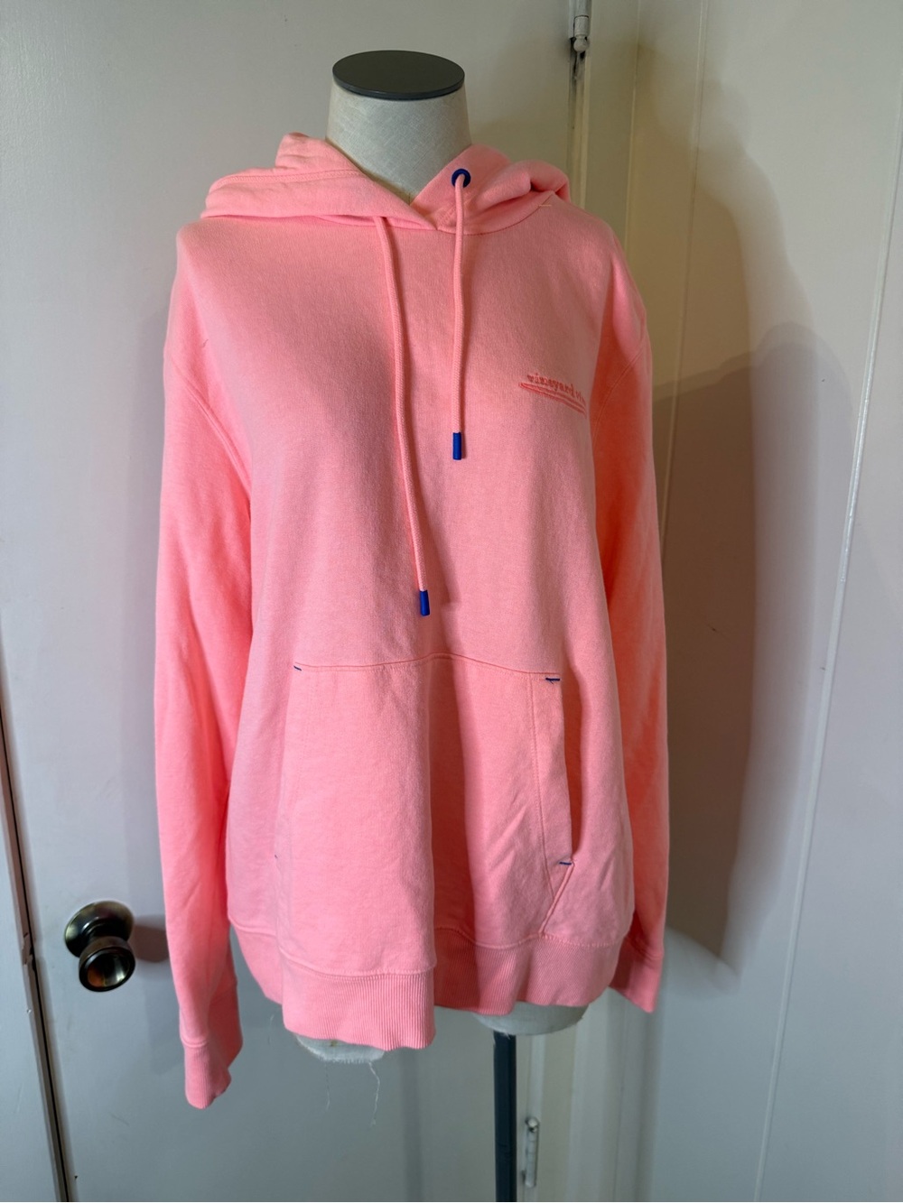 Vineyard Vines Pink Hooded Pullover Sweatshirt Sz M